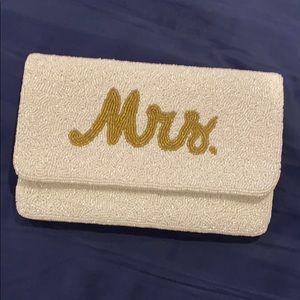 Francesca’s boutique “MRS” clutch